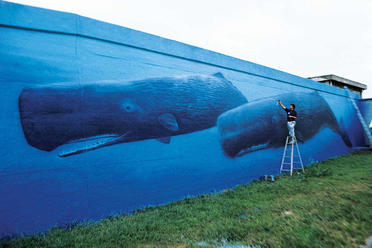 Funabashi, Japan Wyland Whaling Wall 14