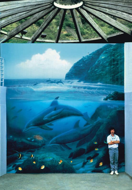 Oahu, Hawaii Wyland Whaling Wall 15