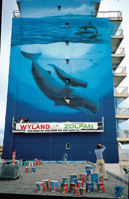 Nice, France Wyland Whaling Wall 18