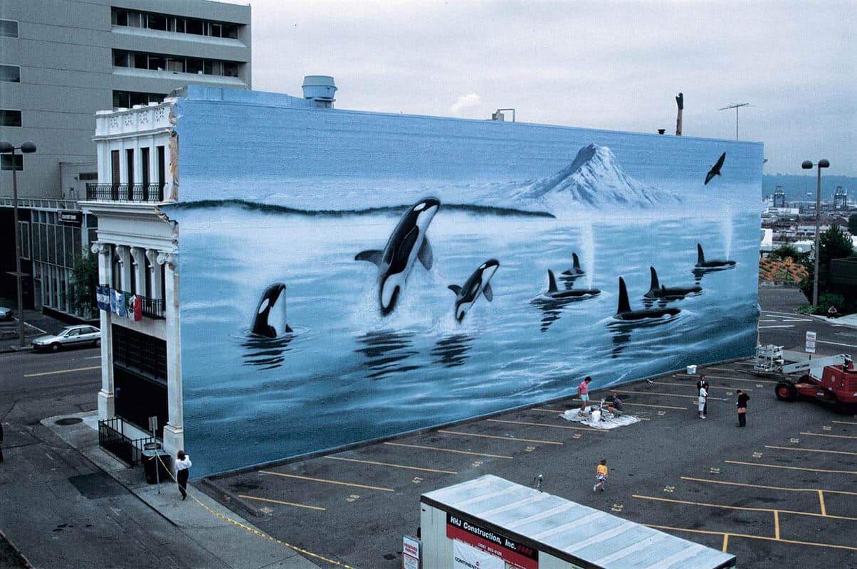 Tacoma, Washington Wyland Whaling Wall 21