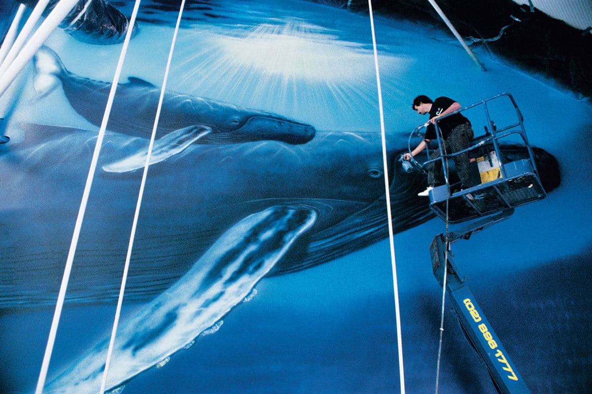 Sydney Aquarium, Australia Wyland Whaling Wall 24