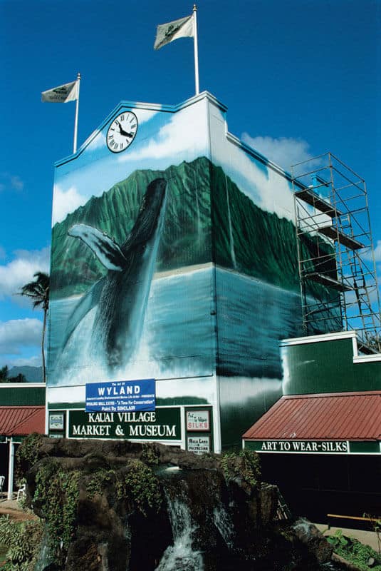 Kauai, Hawaii Wyland Whaling Wall 28