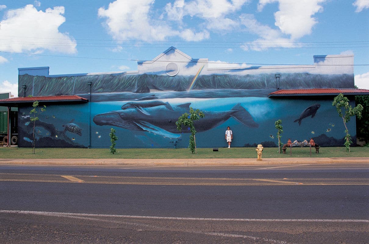 Kauai, Hawaii Wyland Whaling Wall 29