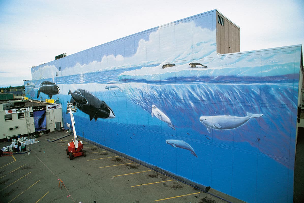 Anchorage, Alaska Wyland Whaling Wall 54