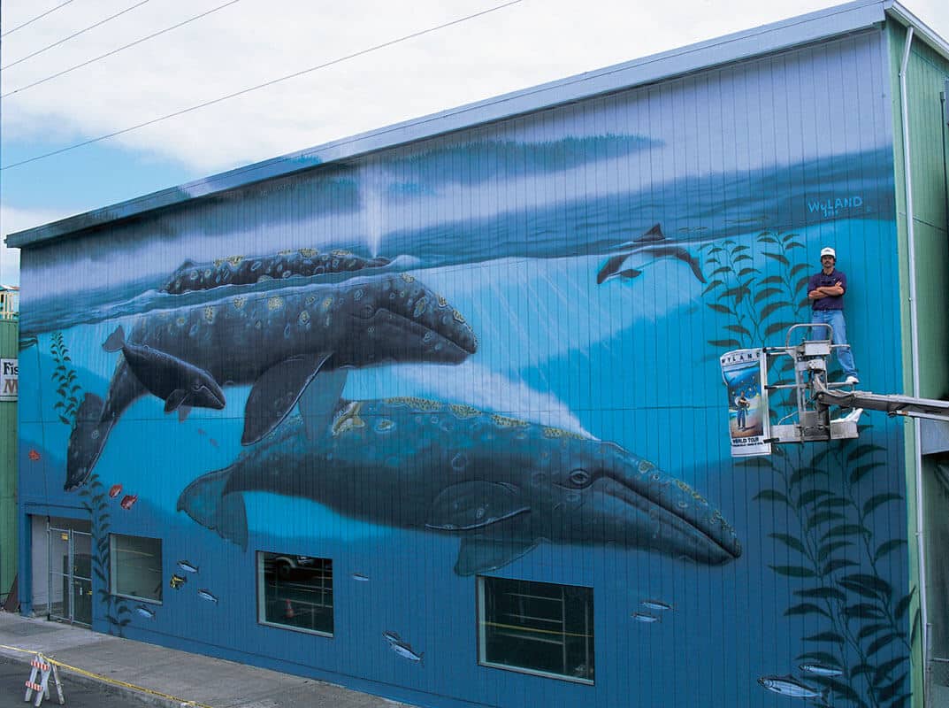 Newport, Oregon Wyland Whaling Wall 59