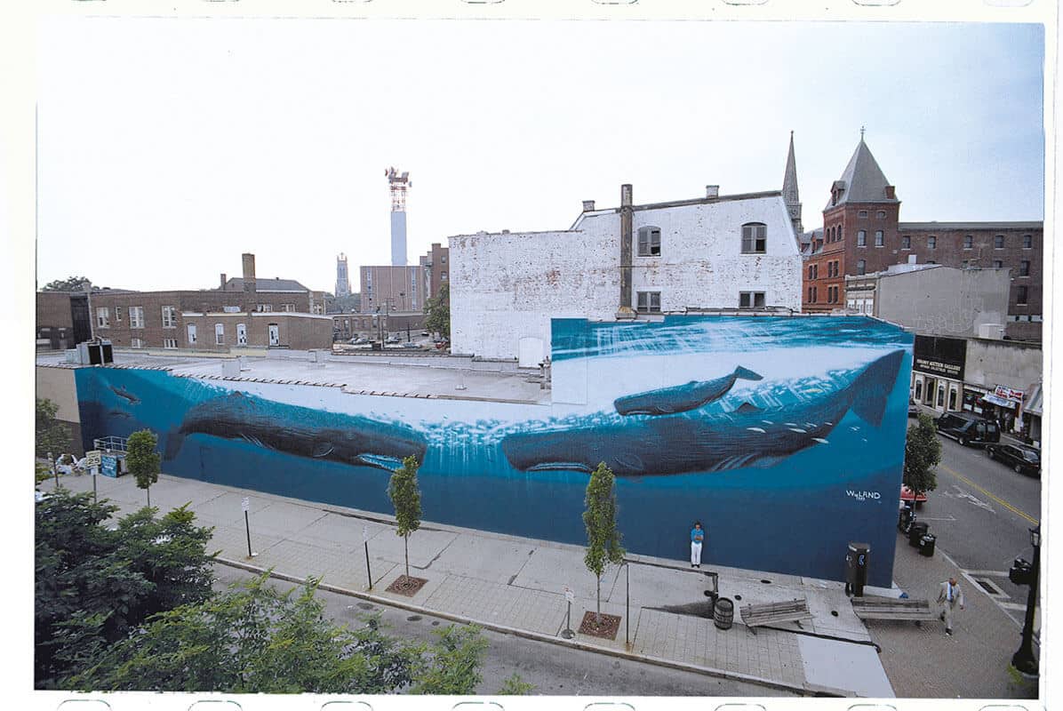 New London, Connecticut Wyland Whaling Wall 41