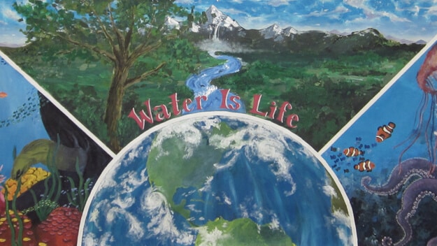 Water Is Life Mural